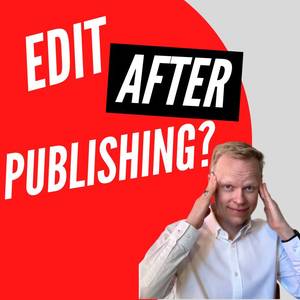 Can you edit your ebook after it is published?