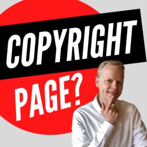 How To Write A Self Publishing Copyright Page?