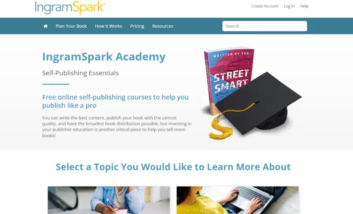 best self publishing courses - ingramspark academy